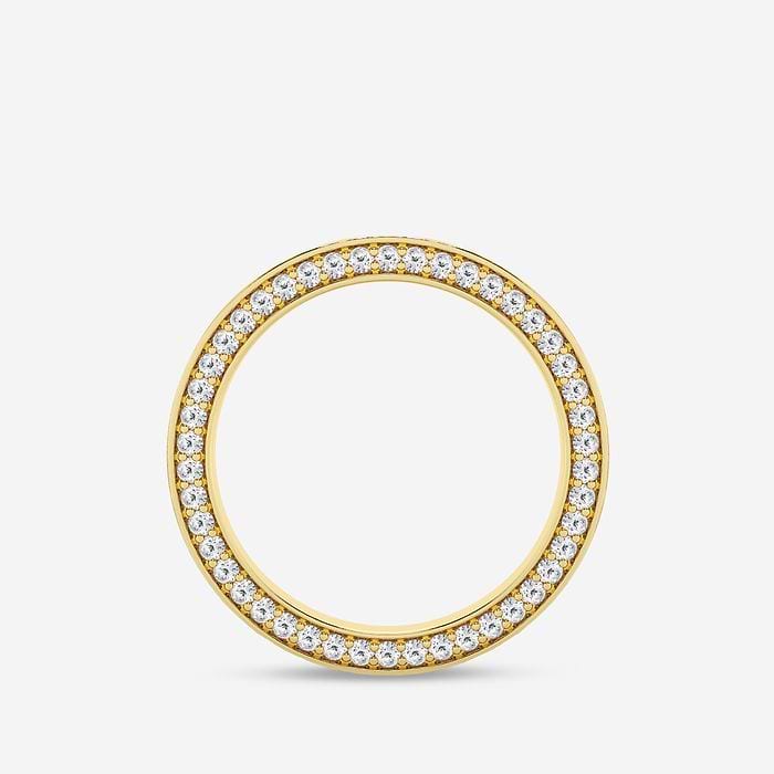 4mm Satin Finish Flat Round Eternity Band
